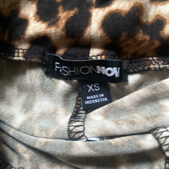 Fashion Nova Command Attention Biker Short Set - Leopard - Picture 6 of 7